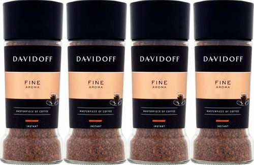Kawa rozpuszczalna Davidoff Fine Aroma 100g x4 na Arena.pl