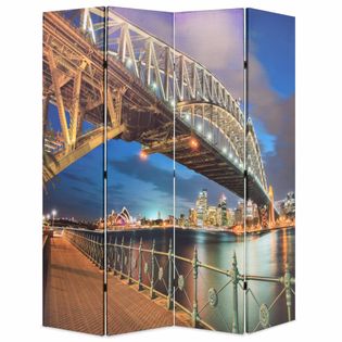 Składany parawan, 160x170 cm, motyw Mostu Portowego w Sydney