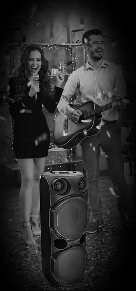 Moevi Duży głośnik 70 W przenośny, kolumna karaoke z mikrofonem, 63 cm zdjęcie 4