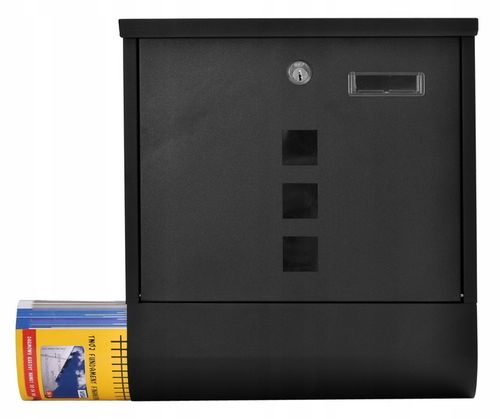 SKRZYNKA NA LISTY GAZETY POCZTĘ OGORDZENIE DO DOMU POCZTOWA CZARNA na Arena.pl