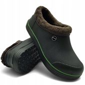 KALOSZE DAMSKIE deszczowe KRÓTKIE OCIEPLANE chodaki pianki buty