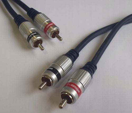 KABEL RCA 2X RCA - 2XRCA CHINCH VITALCO 1m RDK200 na Arena.pl
