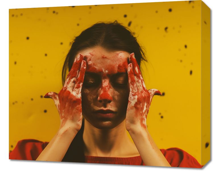 Obraz 60x50cm Dotyk Ekspresji Własnej zdjęcie 1