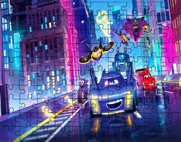 Puzzle Batwheels zdjęcie 1