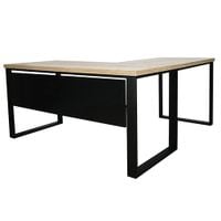 Biurko narożne lewe blenda Halifax naturalny 160 MebleKreator