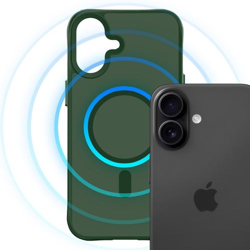 apple iphone 16 pro - 3mk smoke magcase green na Arena.pl