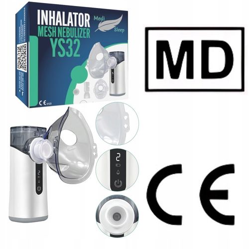 INHALATOR NEBULIZATOR DLA DZIECI DOROSŁYCH SIATECZKOWY PRZENOŚNY BEZPRZEWOD na Arena.pl