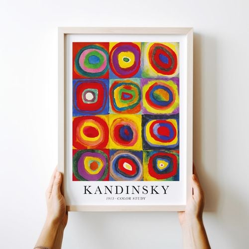 Plakat cyfrowy do wydruku kandinsky na Arena.pl