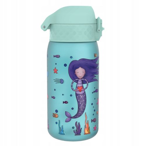 Mały bidon na wodę z syrenkami butelka z ustnikiem i pokrywą ION8 0,35 l na Arena.pl