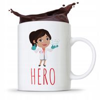 Kubek Prezent Dla Dentysty Stomatologa Me Hero Z Nadrukiem Ze Zdjęciem