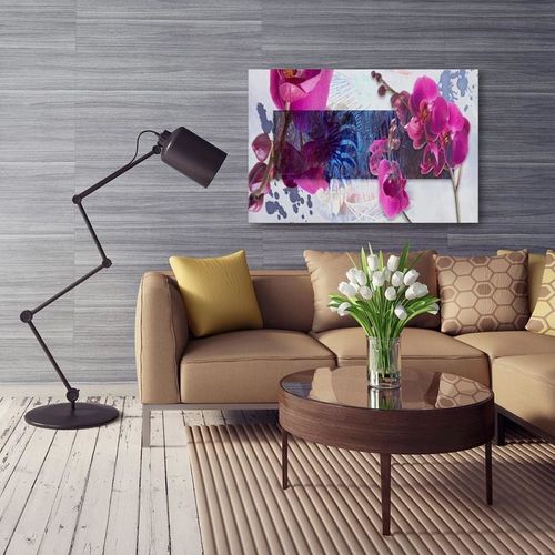 Obraz na płótnie - Canvas, Kompozycja storczykowa 1 40x30 na Arena.pl