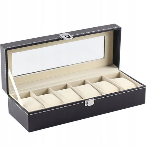 SZKATUŁKA NA ZEGARKI PUDEŁKO ORGANIZER BIŻUTERIĘ na Arena.pl