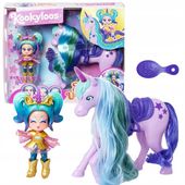 KOOKYLOOS ZESTAW STAR UNICORN JEDNOROŻEC LALKA AURORA AKCESORIA + Stempelek