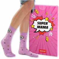 Śmieszne skarpetki damskie bawełniane SOXO skarpetki na prezent dla mamy