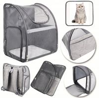 PLECAK TRANSPORTER TORBA DLA KOTA PSA Z SIATKI W PEŁNI WENTYLOWANY