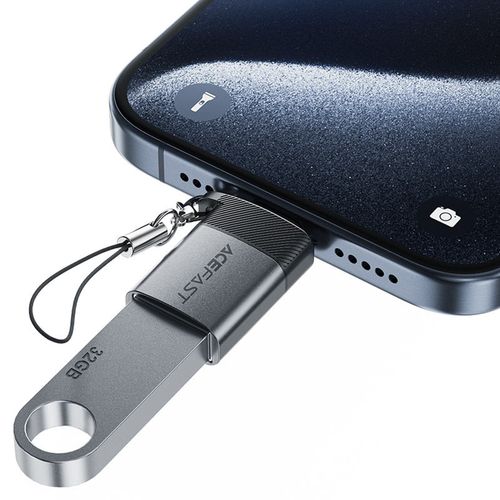 Adapter przejściówka USB-A - USB-C - szary na Arena.pl