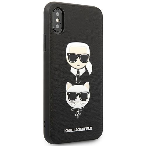 Etui Karl Lagerfeld do iPhone XS Max, Czarny na Arena.pl