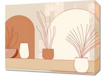 Obraz 50x40cm Widok Roślin