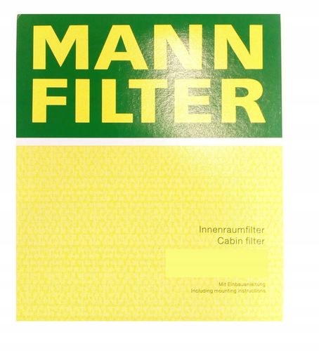 FILTR KABINOWY WEGLOWY MANN-FILTER na Arena.pl