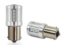 żarówka P21W LED BA15S 12-24V CANBUS 2000lm czerwona