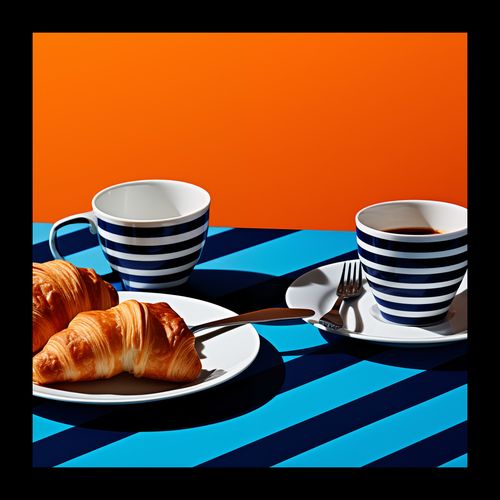 Plakat 20x20cm Croissanty na Arena.pl