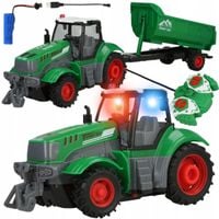 Traktor z przyczepą 42 cm Zdalnie Sterowany Ciągnik na Akumulator + Pilot