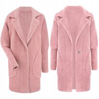 DUŻY ROZMIAR płaszcz z ALPAKI kurtka WEŁNA KOLORY