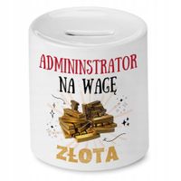 Dla Administratora Skarbonka Na Urodziny Prezent Z Nadrukiem Ze Zdjęciem