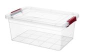 Pojemnik uniwersalny organizer do przechowywania żywności BILL 15 L przezroczysty z pokrywą