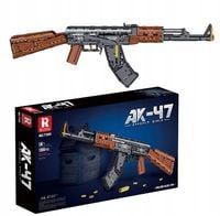 KLOCKI KONSTRUKCYJNE RUCHOME KARABIN AK 47