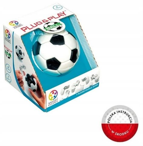 GRA LOGICZNA SMART GAMES PLUG & PLAY BALL PIŁKA zdjęcie 1