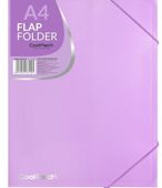 TECZKA A4 Z GUMKĄ PP COOLPACK PASTEL FIOLETOWA