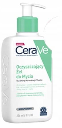 CeraVe oczyszczający żel do mycia twarzy 236ml na Arena.pl