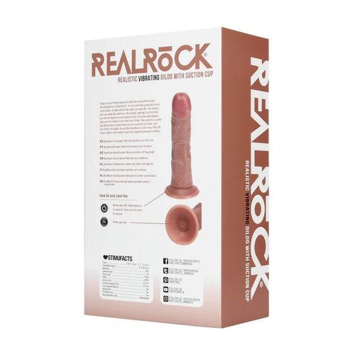 Vibrating Regular Curved Cock - 15,5 Cm - Tan na Arena.pl