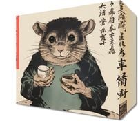 Obraz 20x20cm Kulinarny Rytuał Gryzonia