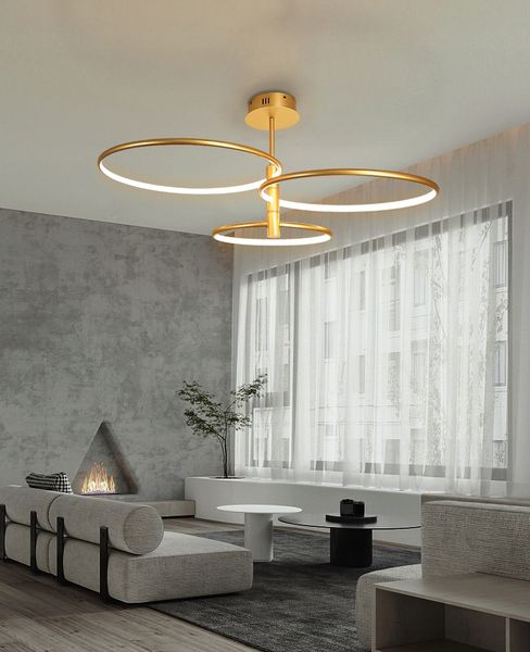 Nowoczesny żyrandol SILVA GO III okrąg ring 50/60/70cm plafon pilot zdjęcie 12