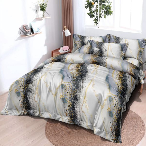 Pościel Marmur 160X200 Wine Topaz 2328 zdjęcie 2