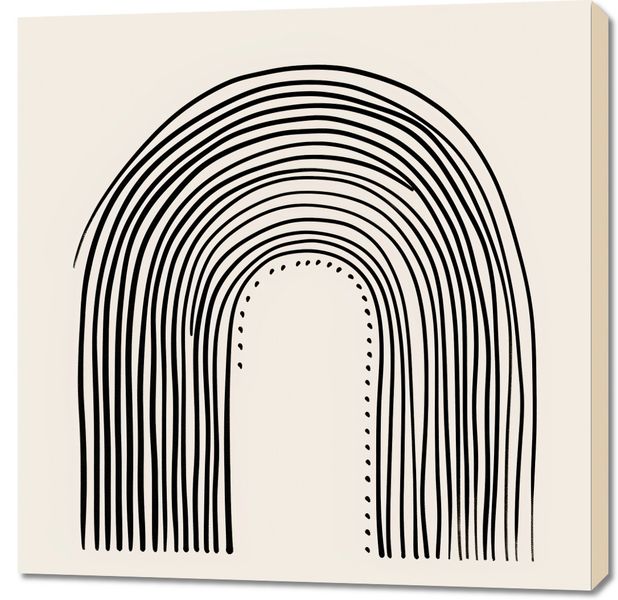 Obraz 90x90cm Symetria Łuku zdjęcie 1