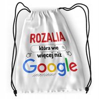 Plecak Dla Rozalii Szkolny Worek Torba Z Nadrukiem Ze Zdjęciem