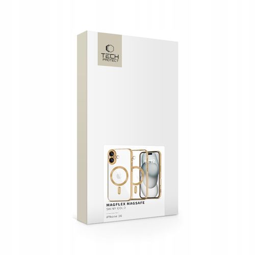 TECH-PROTECT MAGFLEX MAGSAFE IPHONE 16 SHINY GOLD na Arena.pl