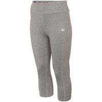 4F Damskie Legginsy Treningowe Długość 3/4 Szary Melanż Rozmiar XS