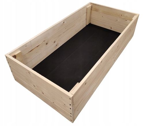 WARZYWNIAK SKRZYNIA NA WARZYWA ZIELNIK 80x120 INSPEKT WYSOKI + AGROWŁÓKNINA na Arena.pl