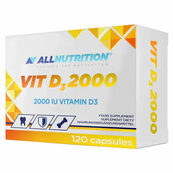 Allnutrition D3 2000 120kap zdjęcie 1