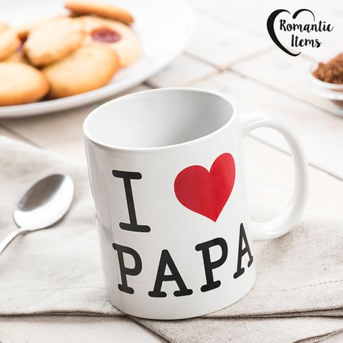 Kubek I Love Papa Romantic Items na Arena.pl