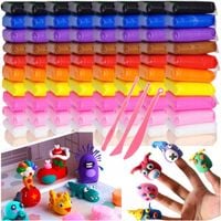 PIANKOLINA PLASTELINA SENSO GLINA POLIMEROWA MASA PLASTYCZNA ZESTAW 108 SZT