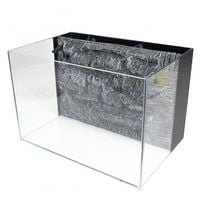 Akwarium z tylną filtracją, pompą i tłem 3D 60x30x30 cm