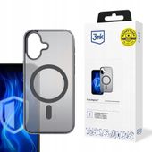 Etui z MagSafe na Apple iPhone 16 - 3mk Frosty MagCase Black