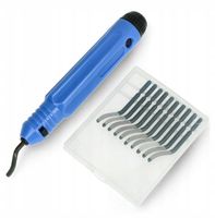 GRATOWNIK NARZĘDZIE DO GRATOWANIA DRUKÓW 3D 10 OSTRZY SZYBKA WYMIANA OSTRZA