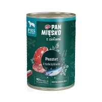 Pan Mięsko Karma mokra dla psa z Ziołami Pasztet z tuńczykiem (dorosły) 400g