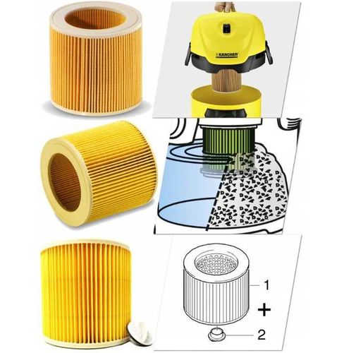 filtr powietrza do odkurzaczy kärcher 6.414-552.0 na Arena.pl